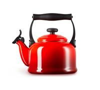 Le Creuset Tetera Traditional, Acero esmaltado, 2, 1 L, Cereza, 40102020600000