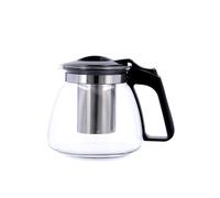 QUID SERENIA Tetera Vidrio Filtro Inox 0,9L Transparente Liso Filtro en acero inoxidable con tapa Reciclable