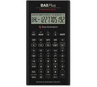 Texas Instruments – Calculadora TI BA II Plus Professional – Batería CR2032 – Gris (Importado)