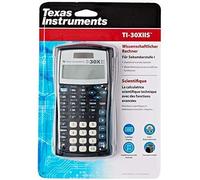 Texas Instruments TI-30X IIS Scientific Calculator, pocket size, black, 11 digits, battery/solar powered, 2-line display, ideal for students and education, perfect as a compact calculation tool for ba