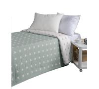 TEXTILONLINE Colcha Bouti Jacquard Reversible STAR de Javier Larrainzar Green