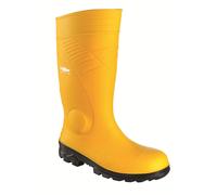 teXXor Botas de Goma para Obra Puntera Acero Stahlsohle PVC Seguridad Amarillo