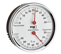 TFA 45.2041.42 Termómetro Higrómetro Analógico Humedad Del Aire Control Clima