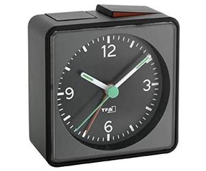 Tfa 60.1013.01 - reloj despertador electrónico, color negro