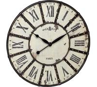 TFA - Analoge XXL Wanduhr VINTAGE 60.3039.02 - weiß