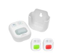 TFA Dostmann 38.2046.02 - Temporizador para Lavado de Manos y Dientes, Apto para niños y Adultos, sin taladrar, Color Blanco