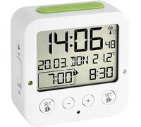 TFA Dostmann Radio despertador 60.2528 BINGO electrónico con 2 alarmas