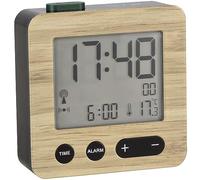TFA Dostmann 60.2545 - Reloj Digital Despertador, Aspecto de Madera