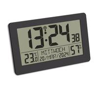 Tfa-dostmann 60.2557.01 despertador reloj despertador digital negro