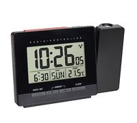 TFA Dostmann Reloj despertador digital 60.5016.01 con proyector y fuente de alimentación Negro