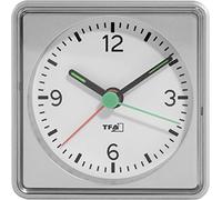 Tfa-dostmann push reloj despertador analógico plata