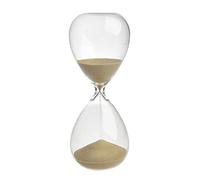 TFA Dostmann Reloj de Arena de 15 Minutos 18.6009.53.90 de Cristal y Arena Dorada, Accesorio para el hogar, Dorado, 73 x 190 mm