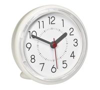 TFA Dostmann Reloj de baño analógico 60.3055.02 para baño, Resistente al Agua, sin Agujeros, con ventosas, plástico, 10,2 x 5,5 mm, Color Crema