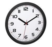 TFA Dostmann - Reloj de Pared analógico (Cristal, plástico, 305 x 38 x 305 mm), Color Negro