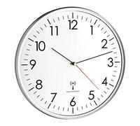 TFA Dostmann Reloj de Pared analógico por Radio, Alta precisión, Reloj controlado por Radio