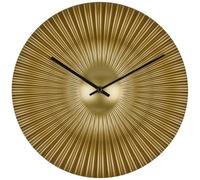 TFA Dostmann Reloj de Pared analógico Rococó 60.3031.53, diseño Moderno, Esfera Dorada, Reloj de Cuarzo, Color Dorado