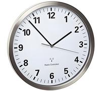 Tfa-dostmann Reloj de Pared Analógico TFA Dostmann con Marco de Acero Inoxidable y Segundero Silencioso