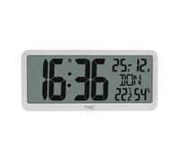 Tfa dostmann reloj de pared digital xl con clima interior, 60.4525, re