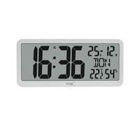TFA Dostmann Reloj de Pared Digital XL 60.4525 – Temperatura y Humedad, fácil de leer