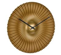 TFA Dostmann Rocoko 60.3520.53 - Reloj de Pared analógico (Esfera Dorada, diseño Moderno, Color Dorado