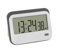 TFA Dostmann Temporizador Digital con cronómetro y Despertador, 38.2052.02, hasta 23 h/59 min/59 s, con Ojal para cordón, Temporizador de tareas, Despertador de Corta duración, con luz LED de