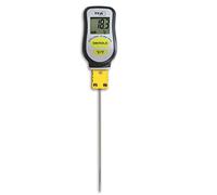 TFA Dostmann Termómetro digital de punción 31.1063.01, ideal para líquidos y aplicaciones de laboratorio, punta extrafina, alta precisión, color blanco