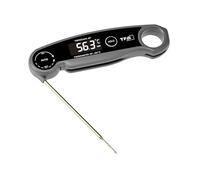 TFA Dostmann Termómetro digital para barbacoa Thermo Jack Jet, 30.1069, termómetro para carne, termómetro de cocina, termómetro de punción, temperatura central, barbacoa, recargable mediante USB,