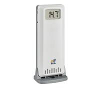 TFA Dostmann TFA-ID ID-A0 30.3900.02 - Transmisor adicional de temperatura y humedad, para estaciones TFA.me, control climático, exterior o interior, alcance de 100 m, 868 MHz, color blanco