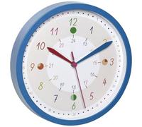 TFA Dostmann Tick & Tack 60.3058.06.90 - Reloj analógico de Pared para niños y niñas (310 x 50 x 340 mm), Multicolor
