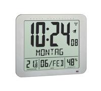 Tfa Reloj radio digital de pared 25 x 3 x 21 cm
