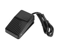 TFS-01 Interruptor de control pie, 250 VCA 10 A Controlador pie momentáneo antideslizante Interruptor pedal IP67 Junta de goma silicona doble a prueba agua para máquina (Longitud de línea 1 metro)