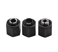 Thaekuns Kit de pinzas de enrutador de 3 piezas 2610906283 1/4 pulgadas, 2610906284 1/2 pulgadas y 2610906287 3/8 pulgadas para enrutadores Bosch 1613,1617, 1618,1619 Series