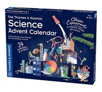 Thames & Kosmos - STEM: Calendario de Adviento - Experimentos clásicos: Química, Biología y Física - Kits de ciencia para adultos y niños, a partir de 8 años - 661007