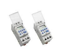 THC 15A 30A tipo Din Rail 2 cables semanal 7 días programable interruptor de tiempo Digital relé temporizador Control AC 12V 24V 48V 220V 230V(30A,1NO 12V AC DC)