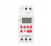 THC-30A 20A 16A interruptor temporizador Digital eléctrico programable AC DC 12V 24V 110V 220V 240V temporizadores electrónicos 1 Uds(THC-20A-AC220V)