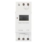 THC 30A Interruptor Temporizador Digital Interruptor de Control de Tiempo electrónico programable Relé de Tiempo LCD Digital(220V)