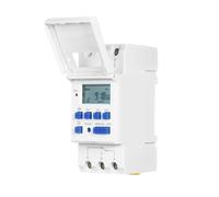 THC15A Digital LCD temporizador programable interruptor relé 16A Amp electrónico semanal 7 días 16 encendido y apagado Control del temporizador(110V)