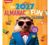 The 2027 Almanac of Fun Calendar: Kids Monthly Wall Calendar with Wacky Holidays, World Events, Fun Facts and More, Kids Activity Calendar Full of Jokes, Crafts and Puzzles