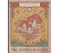 The Amanita Muscaria Cottagecore Lined Journal: College Ruled Composition Notebook for Women, Teens and Witchy Souls - Vintage Mystical Mushroom Moon Phase Floral Woodblock Graphic Notepad