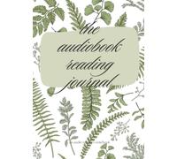 The Audiobook Reading Journal | TBR tracker, audiobook log, book review journal, gift for readers: 7x10, 150 pages