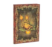 Paperblanks Libreta Hermanos Grimm Príncipe Rana – Midi tapa dura lisa, cierre elástico