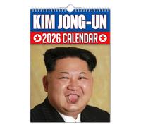 The Calendar King - Kim Jong-Un - Calendario de pared 2025 - Divertido/peculiar/Navidad/cumpleaños/idea de regalo/novedad/humor/amigo secreto/planificador de año (a todo color, tamaño A4)