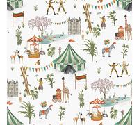 The Chateau by Angel Strawbridge Le Cirque du Chateau Circus Carnival Animal Theme Vintage Papeles Pintados de Pared Decorativos Multi CIRMULWP