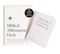 The Christian Journal Co. Baraja de afirmación bíblica | Baraja de 52 cartas de citas bíblicas | Afirmaciones religiosas diarias | Enseñanzas bíblicas
