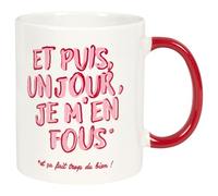 THE CONCEPT FACTORY - KA0640, Taza Inspiradora GRL PWR 30 iseño Único para Celebrar la Fuerza Femenina, Ideal para Café, Té o Batidos, Fácil de Limpiar, Blanco y Rosa