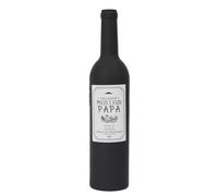 THE CONCEPT FACTORY - KV7392 Set de Vino 5 Accesorios Esenciales para Degustación - Diseño Elegante en Forma de Botella - Dimensiones 72 x 325 x 72 cm - Color Negro
