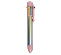 THE CONCEPT FACTORY - MG3481 Bolígrafo Multicolor Electroplate con Diseño Holográfico, 8 Tonos Vivos: Negro, Azul, Verde, Amarillo, Naranja, Rojo, Rosa, Violeta, Práctico y Portátil