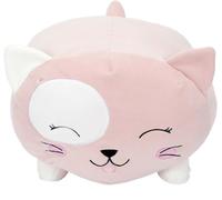 THE CONCEPT FACTORY - PE9806 Peluche Cojín Gato Kawaii - Suavidad y Confort para Relajación y Decoración - Compañero de Juego para Niños - Tamaño 40 cm - Color Rosa