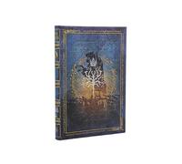 Paperblanks Cuaderno Regreso al Trono Midi rayado tapa dura con cierre de banda elástica