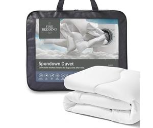 The Fine Bedding Company - Edredón Spundown - 13,5 TOG - Invierno - Funda Suave de Piel de melocotón - Lavable a máquina - Hipoalergénico - Tamaño King